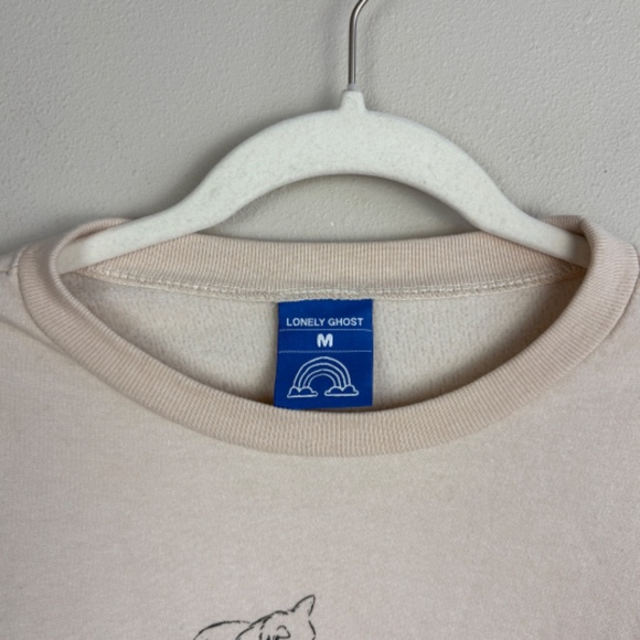Lonely Ghost Nice to be Kneaded Crewneck Sweatshirt - Size Medium - Picture 3 of 5